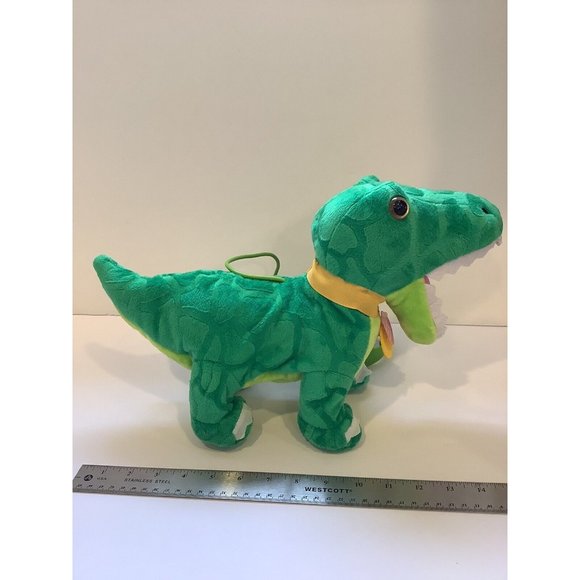 Kid Connection Green Walking Pet Dinosaur Walks And Roars Plush Play Toy Works - Picture 4 of 8